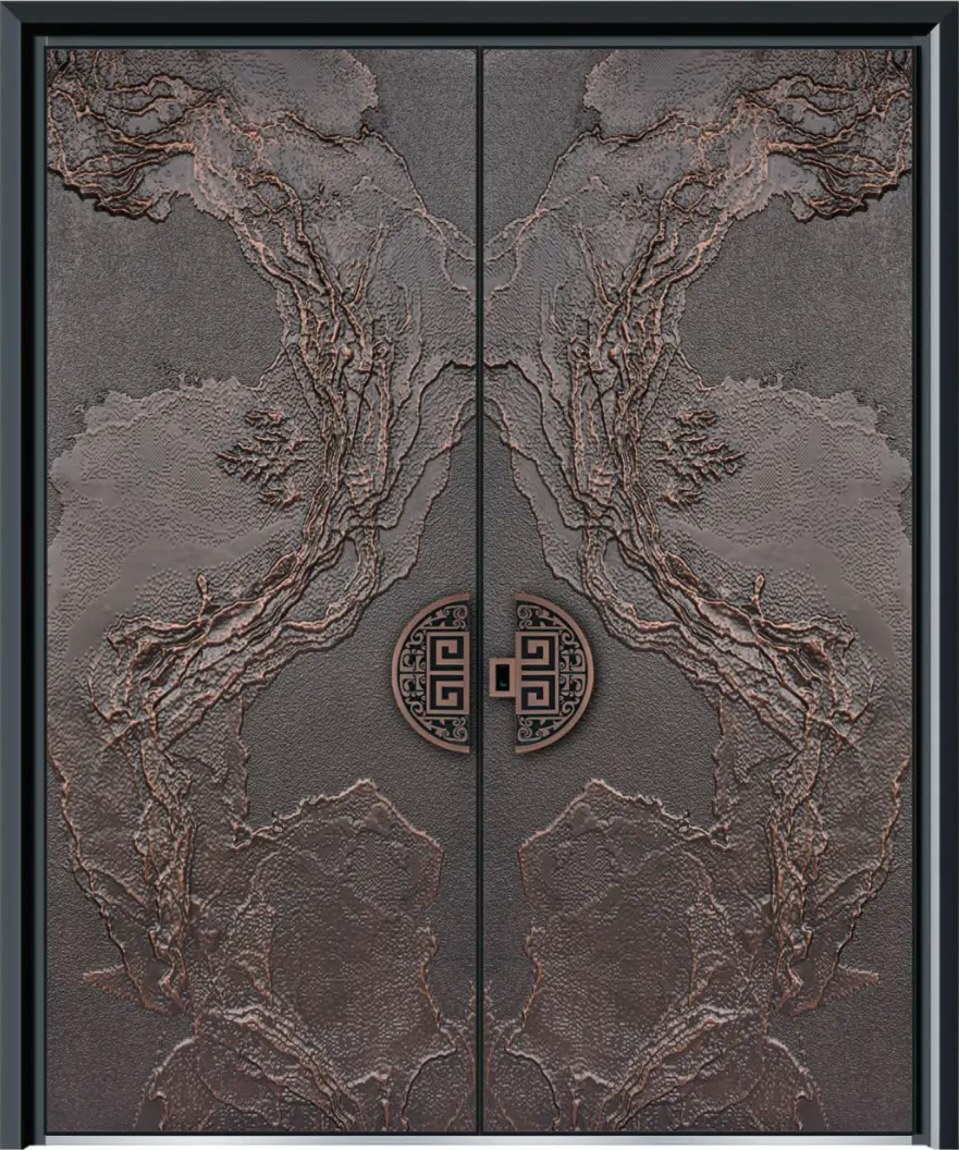 heavy steel security doors